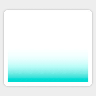 Light Aqua Fringe Ombré Sticker